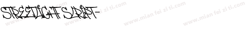 streetlight script字体转换